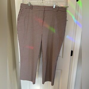 Boden Checkered Men's Pants - Red and White